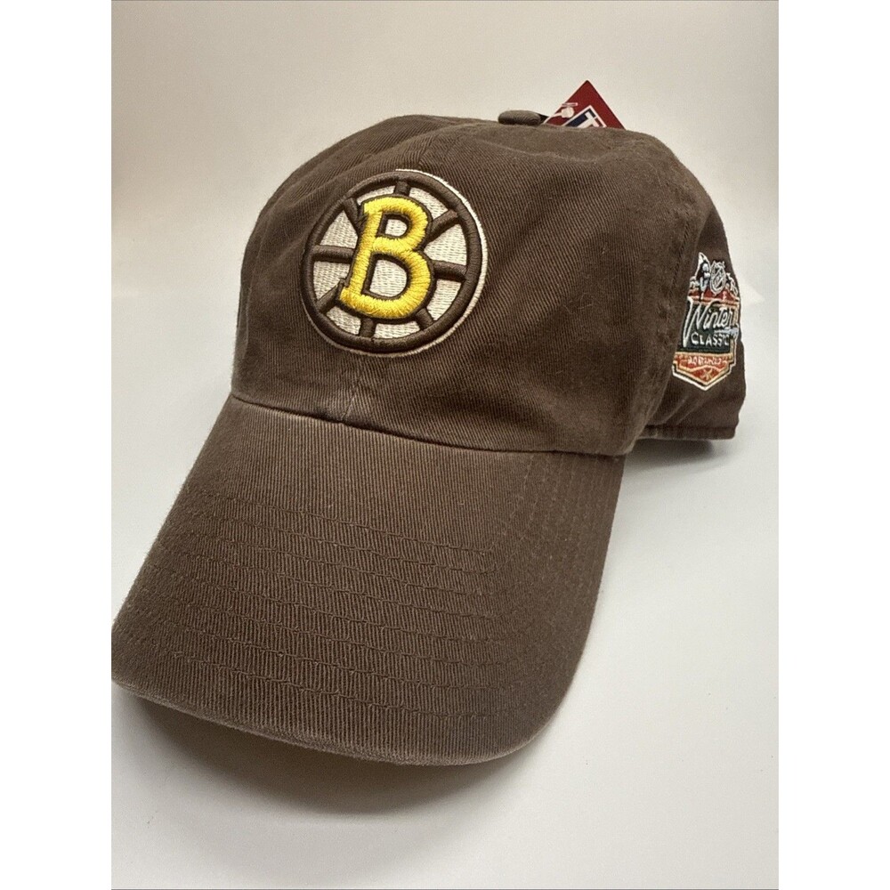 NHL Boston Bruins Brown Winter Classic 2010 Twins Enterprise Baseball Cap Hat